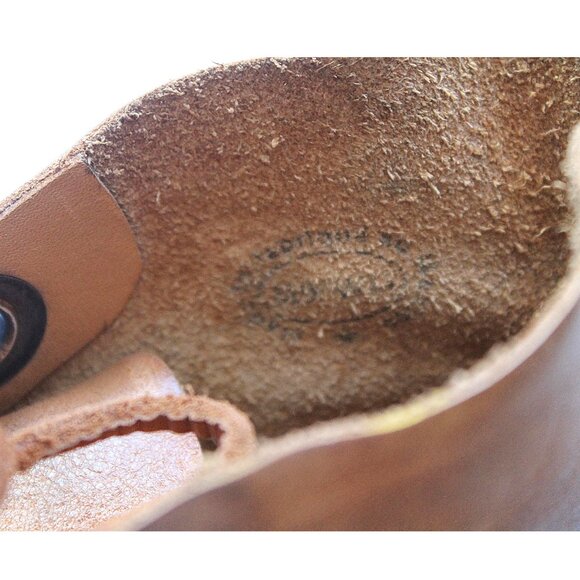 John Fluevog I Believe High Simon Leather Heel / W11 / M9 / Brown Lace-Up Unisex - Picture 14 of 14